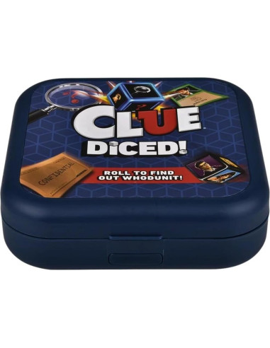 Juego Clue Diced Hasbro, Juego de Dados Portátil 3-4 Jugadores