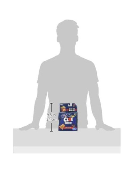 Juego Clue Diced Hasbro, Juego de Dados Portátil 3-4 Jugadores Juego Clue Diced Hasbro, Juego de Dados Portátil 3-4 Jugadores