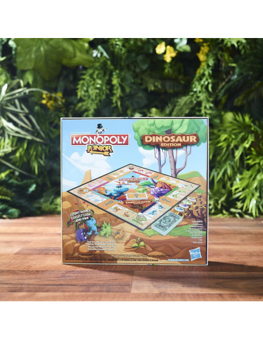 Monopoly Junior Dinosaurio Hasbro Juego de Mesa 2-4 Jugadores