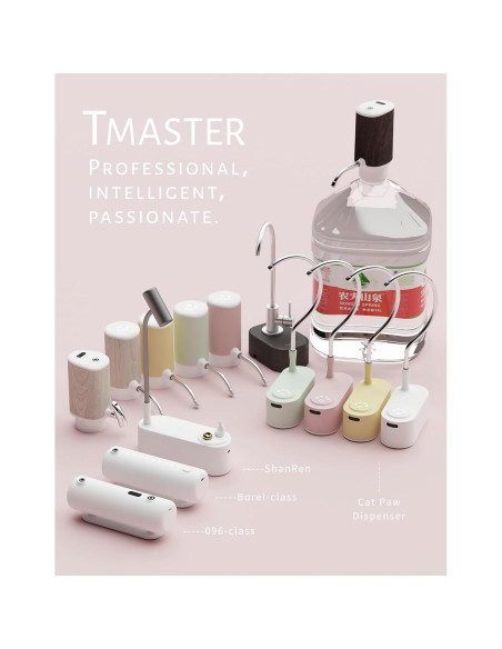 Dispensador de Agua Inteligente TMASTER 5 Galones Batería 3600mAh Dispensador de Agua Inteligente TMASTER 5 Galones Batería 3600mAh