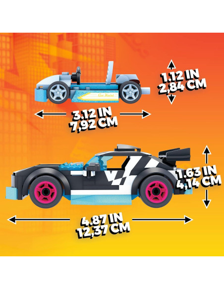 Set de Construcción Hot Wheels Track Ripper y Kart 218g Set de Construcción Hot Wheels Track Ripper y Kart 218g