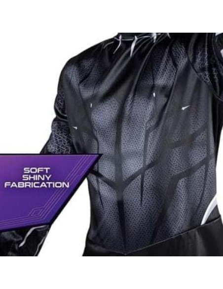 Disfraz Oficial Halloween Niños Marvel Black Panther - Mono con Máscara Disfraz Oficial Halloween Niños Marvel Black Panther - Mono con Máscara