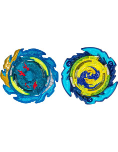 Beyblade Burst QuadStrike Doble Komet Helios H8 y Tidal Pandora 2
