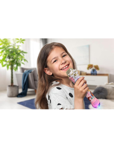 Micrófono Karaoke Disney Princess eKids Rosa Bluetooth
