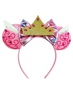 Diadema de Orejas de Ratón Brillantes La Bella Durmiente