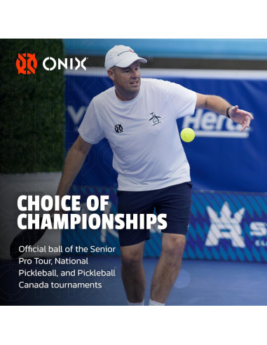 Pelotas de Pickleball Onix Dura 40 - 4 Paquete Neón