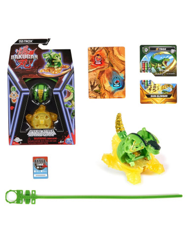 Bakugan Giratorio Spin Master Trox con Cartas y Accesorios