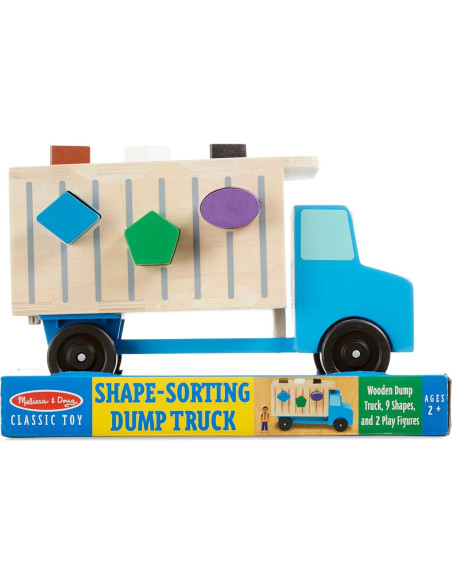 Camión Volquete de Madera Melissa & Doug con Clasificador Camión Volquete de Madera Melissa & Doug con Clasificador