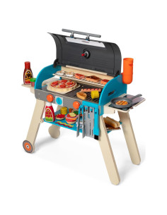 Parrilla de Barbacoa de Madera Melissa & Doug con Horno y Accesorios