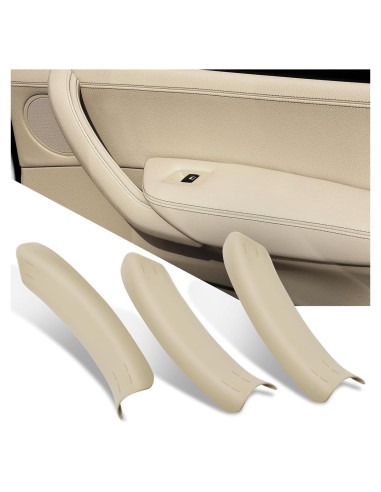 Cubiertas de Manija de Puerta Jaronx para BMW X3 F25/X4 F26 3PCS Beige
