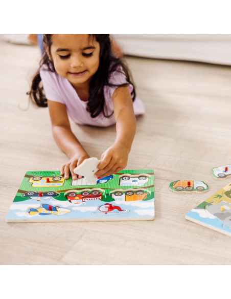 Rompecabezas de Clavos de Madera Melissa & Doug 4-Pack Rompecabezas de Clavos de Madera Melissa & Doug 4-Pack