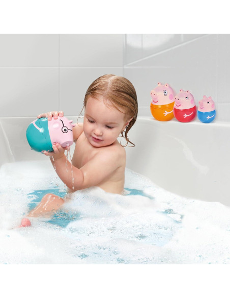 Familia Anidada Peppa Pig Toomies - Juguetes de Baño 18+ Meses Familia Anidada Peppa Pig Toomies - Juguetes de Baño 18+ Meses