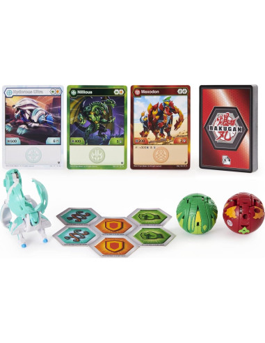 Bakugan Pro Elite Blindado Spin Master con 3 Criaturas