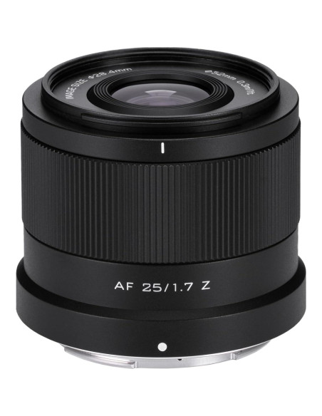 Lente VILTROX 25mm F1.7 Auto Enfoque para Montura Z Lente VILTROX 25mm F1.7 Auto Enfoque para Montura Z