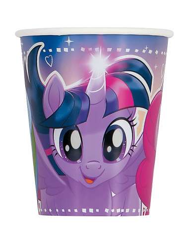 Vasos de Papel Mis Pequeños Ponis 9oz - 8 Piezas Fun Express