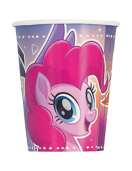 Vasos de Papel Mis Pequeños Ponis 9oz - 8 Piezas Fun Express Vasos de Papel Mis Pequeños Ponis 9oz - 8 Piezas Fun Express