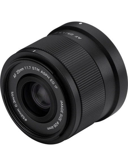 Lente VILTROX 25mm F1.7 Auto Enfoque para Montura Z Lente VILTROX 25mm F1.7 Auto Enfoque para Montura Z