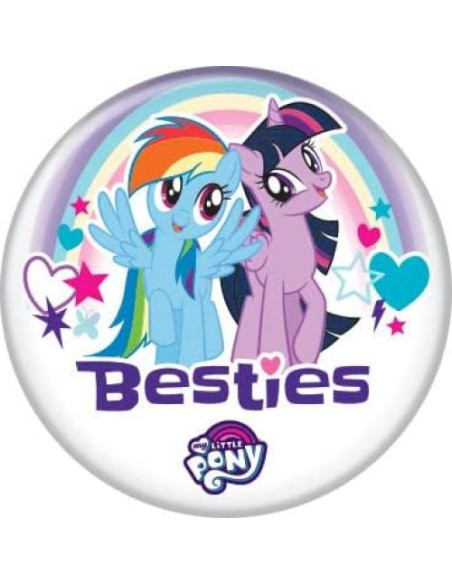 Conjunto de 4 Botones My Little Pony Ata-Boy 3.18 cm Conjunto de 4 Botones My Little Pony Ata-Boy 3.18 cm
