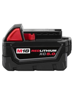 Batería Milwaukee M18 REDLITHIUM 18V 5.0Ah Capacidad Extendida