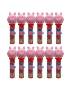 Soportes Lollipop Peppa Pig Set 12 Unidades 11.43 cm
