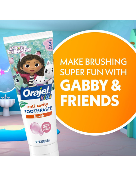 Cepillo de Dientes Eléctrico Spinbrush Gabby's Dollhouse Niños Cepillo de Dientes Eléctrico Spinbrush Gabby's Dollhouse Niños