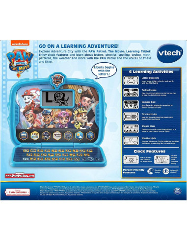 Tableta de Aprendizaje VTech PAW Patrol 6 Actividades