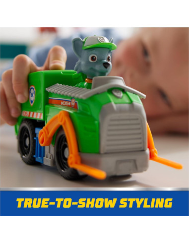 Camión de Reciclaje PAW Patrol Rocky - Juguete Sostenible 3+