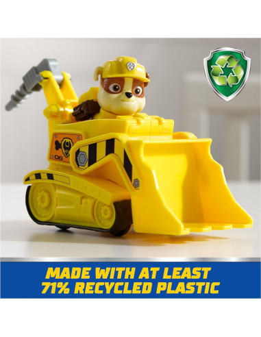Juguete Bulldozer Rubble PAW Patrol con Figura Coleccionable