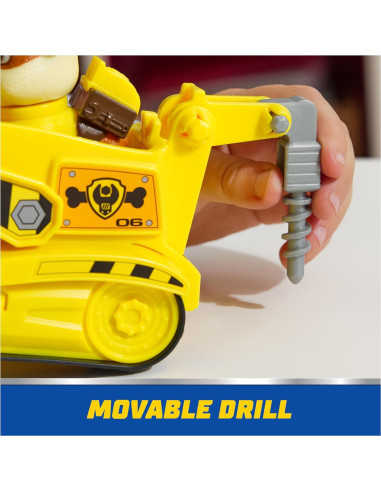 Juguete Bulldozer Rubble PAW Patrol con Figura Coleccionable