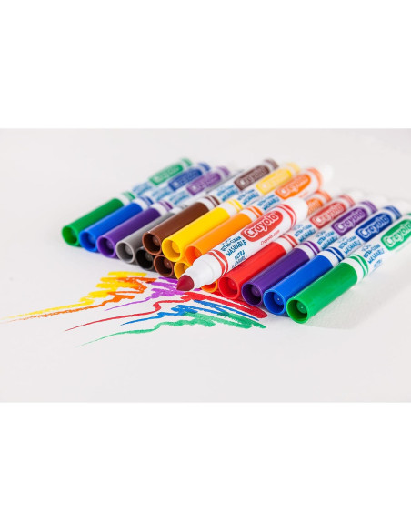Marcadores Lavables Crayola 40 Colores para Niños Marcadores Lavables Crayola 40 Colores para Niños