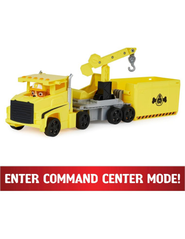 Camión Transformador Rubble Big Truck Pup con Figura