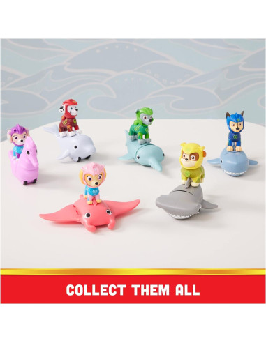 Figuras de Acción PAW Patrol Aqua Pups Chase y Tiburón