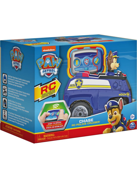 Cruiser Policial RC Chase Spin Master 21x12x16cm para Niños Cruiser Policial RC Chase Spin Master 21x12x16cm para Niños
