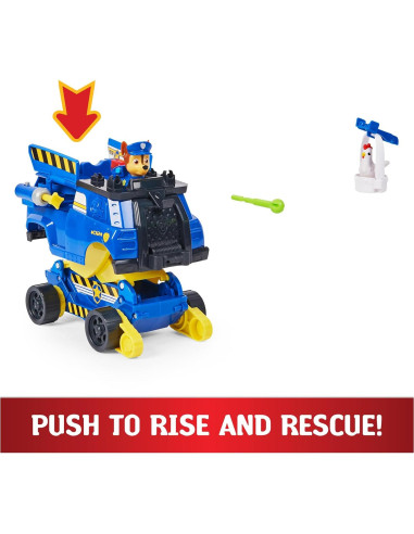 Vehículo de Rescate Chase PAW Patrol con Figuras y Dron
