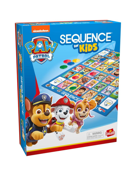 Juego de Secuencia Paw Patrol Goliath 4-en-Fila 2-4 Jugadores Juego de Secuencia Paw Patrol Goliath 4-en-Fila 2-4 Jugadores