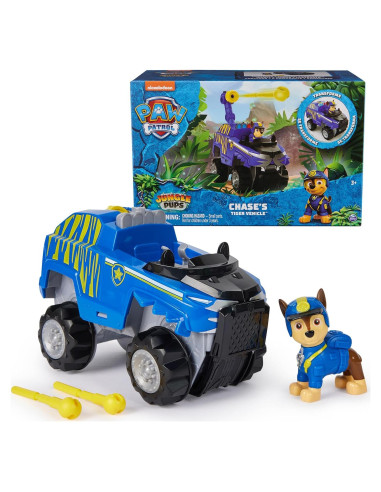 Vehículo Tigre de Chase PAW Patrol con Figura y Proyectiles