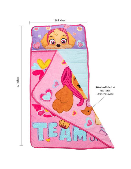 Estera para Siesta Paw Patrol Skye con Almohada y Manta Estera para Siesta Paw Patrol Skye con Almohada y Manta