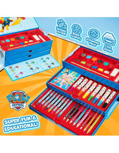 Set de Lápices de Colores Paw Patrol Multicolor 1 Cuenta