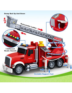 Camión de Bomberos BSTOYDER 38 cm con Luces y Sonidos 2