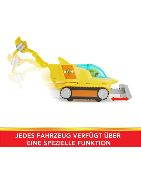 Vehículo de Rescate Tiburón Martillo Paw Patrol Rubble Vehículo de Rescate Tiburón Martillo Paw Patrol Rubble