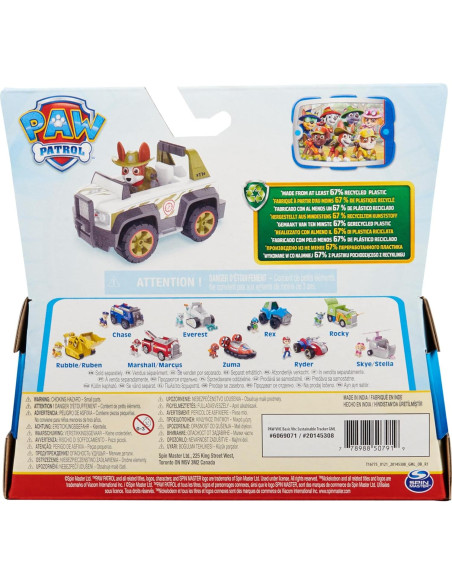 Coche Todo Terreno Paw Patrol Tracker - Jungle Cruiser Coche Todo Terreno Paw Patrol Tracker - Jungle Cruiser