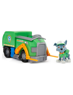 Camión de Reciclaje PAW Patrol Rocky con Figura 0.25 kg