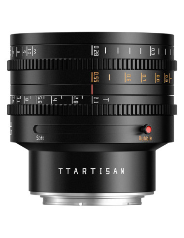 Lente de Cine TTArtisan 35mm T2.1 para Nikon Z - Gran Angular