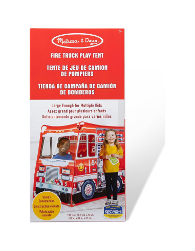 Carpa de Juego de Bomberos Melissa & Doug 1.22m para Niños