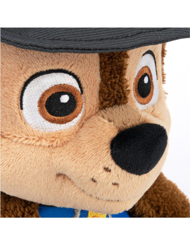 Peluche Paw Patrol Chase 35 cm - Juguete Suave para Bebés 1+