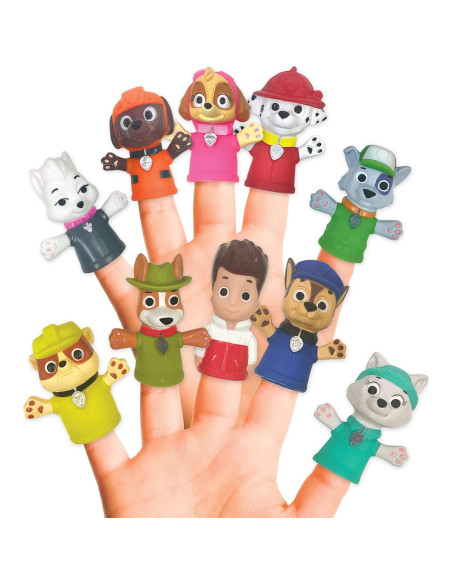 Conjunto de Títeres de Dedo Ginsey PAW Patrol y Baby Shark Conjunto de Títeres de Dedo Ginsey PAW Patrol y Baby Shark