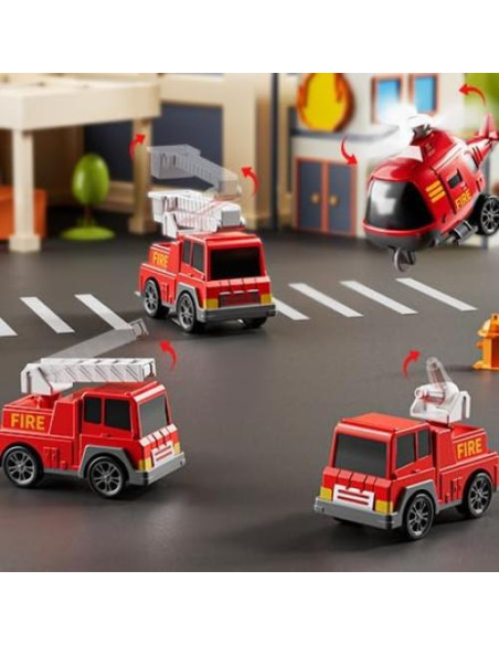 Set de Juguetes de Camiones Suxing 5 en 1 para Niños Set de Juguetes de Camiones Suxing 5 en 1 para Niños