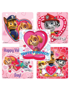 Pegatinas San Valentín SmileMakers 100 unidades Caricatura