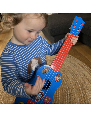 Guitarra Acústica Paw Patrol HTI 4 Cuerdas para Niños