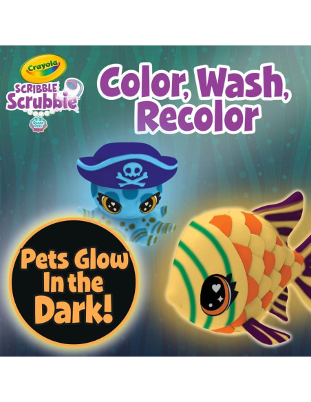 Crayola Scribble Scrubbie Glow Lagoon Mascotas Brillantes Crayola Scribble Scrubbie Glow Lagoon Mascotas Brillantes